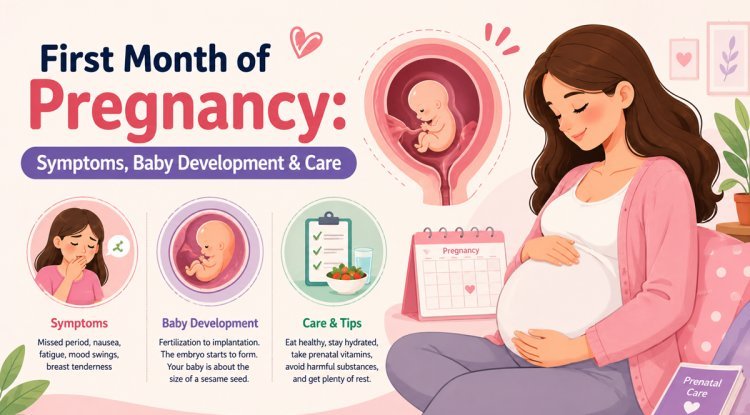 What Changes Happen in the First Month of Pregnancy? Symptoms, Baby’s Development & Care