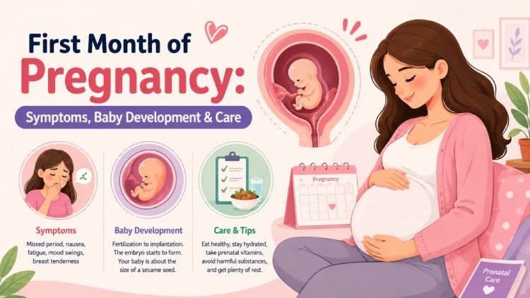 What Changes Happen in the First Month of Pregnancy? Symptoms, Baby’s Development & Care